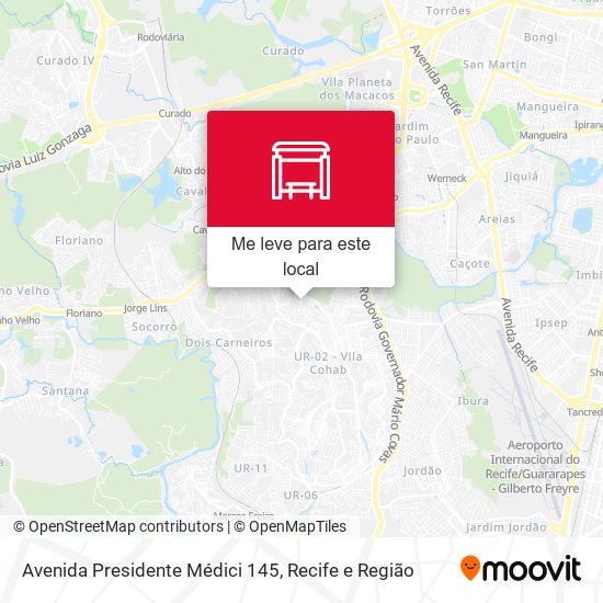 Avenida Presidente Médici 145 mapa