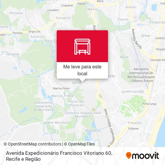 Avenida Expedicionário Francisco Vitoriano 60 mapa