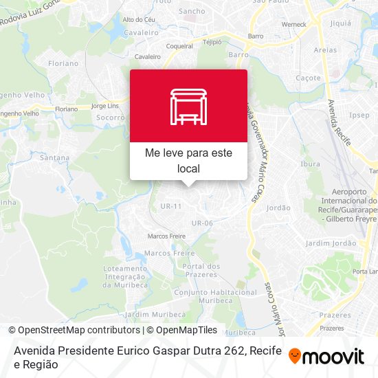 Avenida Presidente Eurico Gaspar Dutra 262 mapa