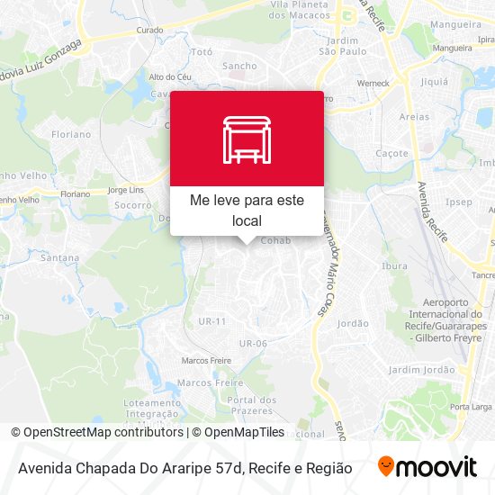 Avenida Chapada Do Araripe 57d mapa