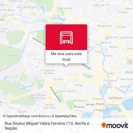 Rua Doutor Miguel Viêira Ferreira 110 mapa