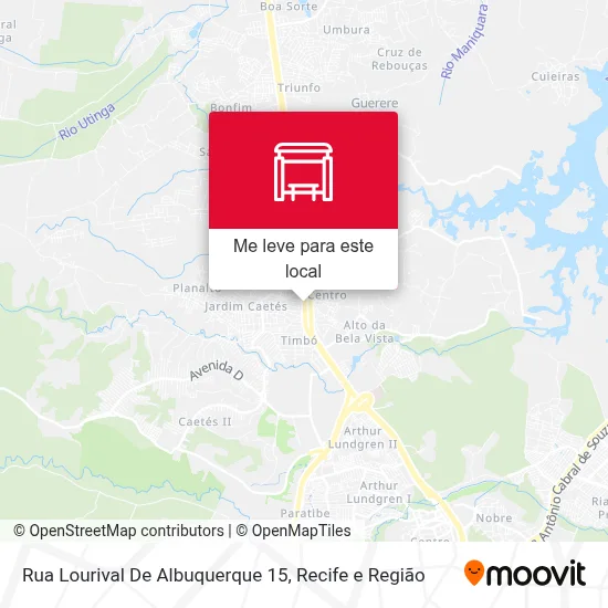 Rua Lourival De Albuquerque 15 mapa