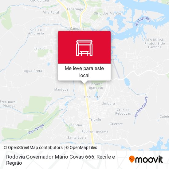 Rodovia Governador Mário Covas 666 mapa