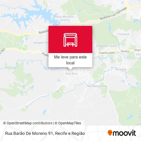Rua Barão De Moreno 91 mapa