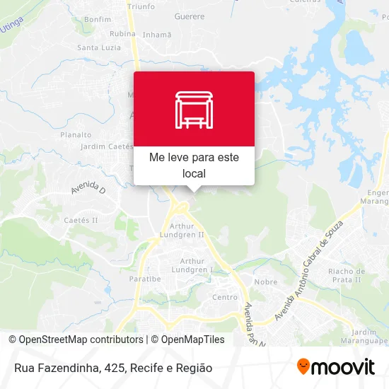 Rua Fazendinha, 425 mapa