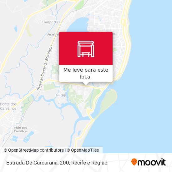 Estrada De Curcurana, 200 mapa