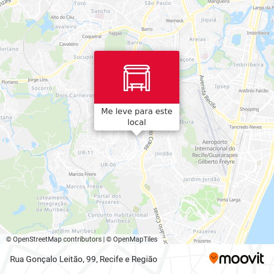 Rua Gonçalo Leitão, 99 mapa