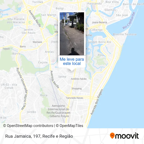 Rua Jamaica, 197 mapa