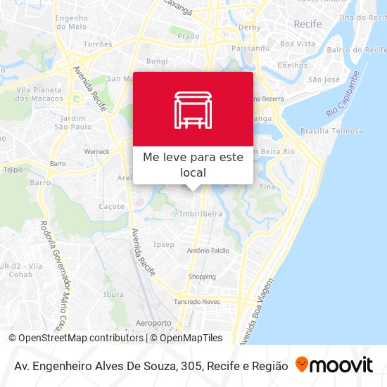 Av. Engenheiro Alves De Souza, 305 mapa