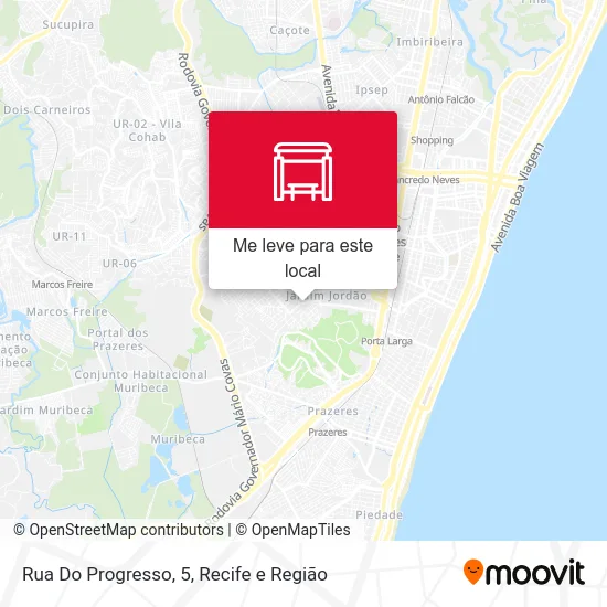 Rua Do Progresso, 5 mapa
