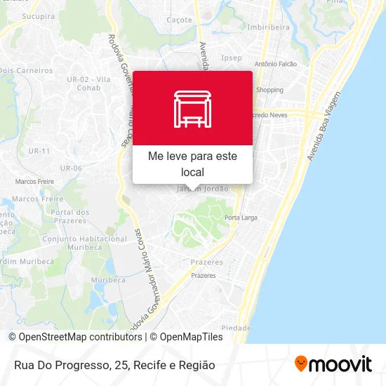 Rua Do Progresso, 25 mapa