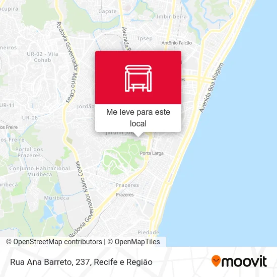 Rua Ana Barreto, 237 mapa