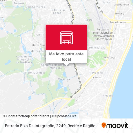 Estrada Eixo Da Integração, 2249 mapa