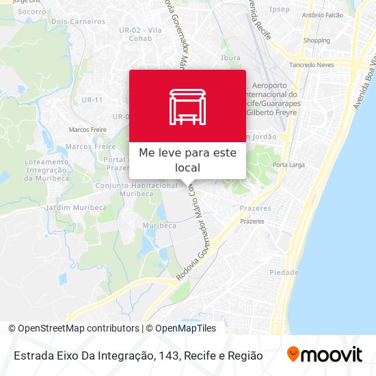 Estrada Eixo Da Integração, 143 mapa