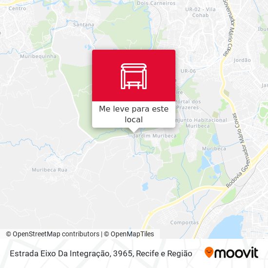 Estrada Eixo Da Integração, 3965 mapa