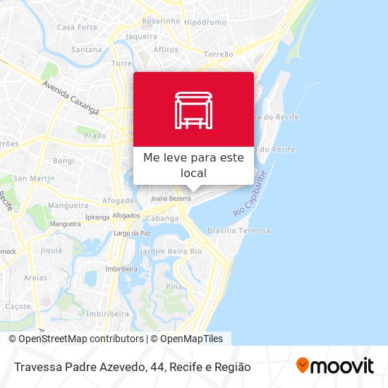 Travessa Padre Azevedo, 44 mapa