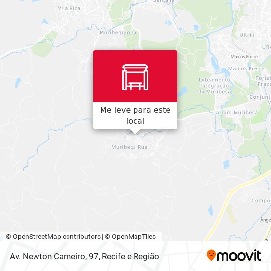 Av. Newton Carneiro, 97 mapa