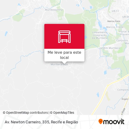 Av. Newton Carneiro, 335 mapa