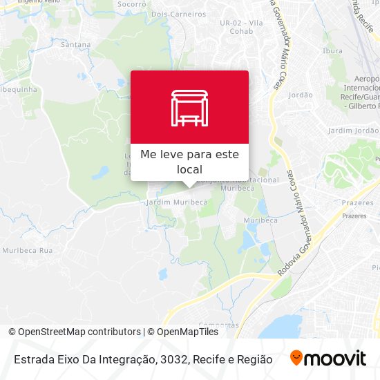 Estrada Eixo Da Integração, 3032 mapa