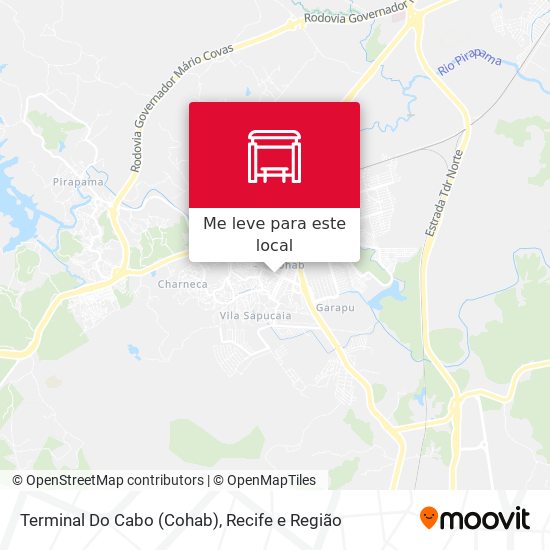 Terminal Do Cabo (Cohab) mapa