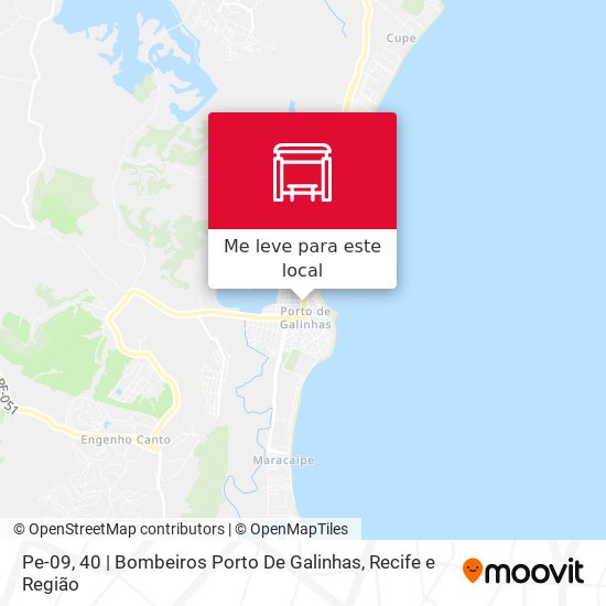 Pe-09, 40 | Bombeiros Porto De Galinhas mapa