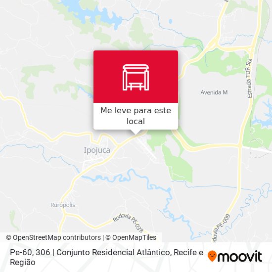 Pe-60, 306 | Conjunto Residencial Atlântico mapa