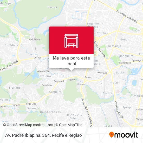 Av. Padre Ibiapina, 364 mapa