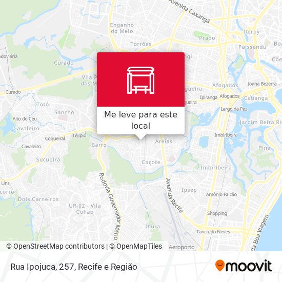 Rua Ipojuca, 257 mapa