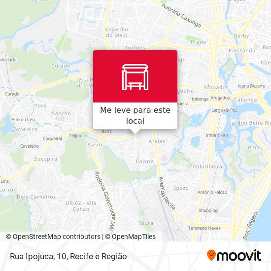 Rua Ipojuca, 10 mapa