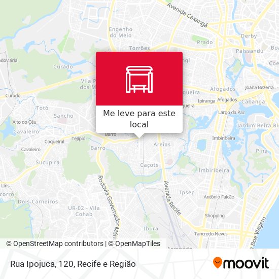 Rua Ipojuca, 120 mapa