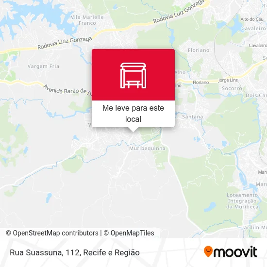 Rua Suassuna, 112 mapa