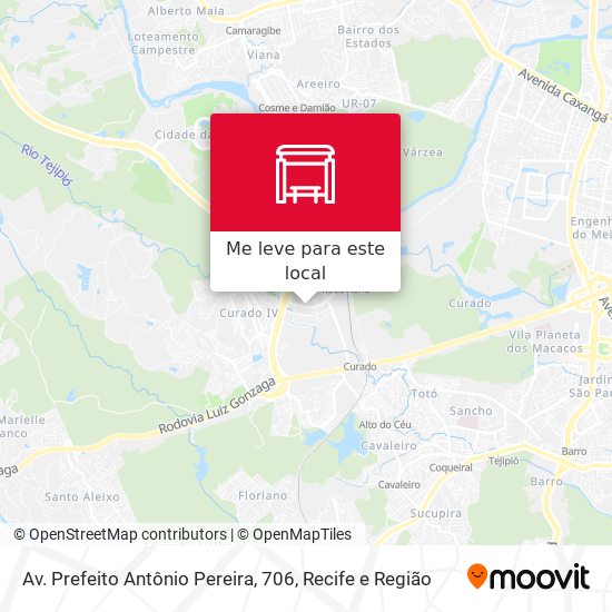 Av. Prefeito Antônio Pereira, 706 mapa