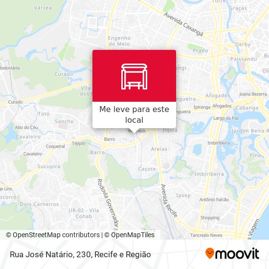 Rua José Natário, 230 mapa