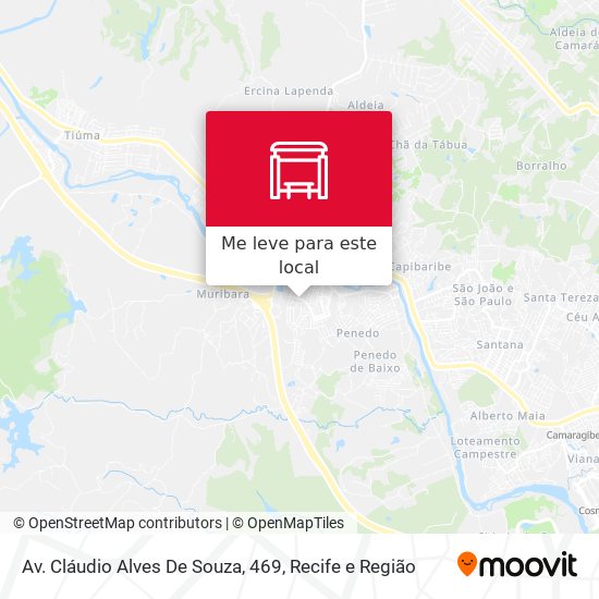 Av. Cláudio Alves De Souza, 469 mapa