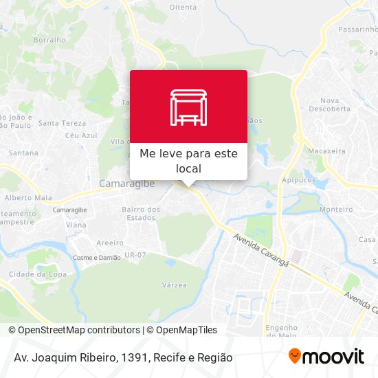 Av. Joaquim Ribeiro, 1391 mapa