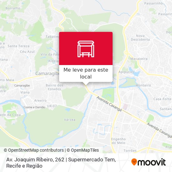 Av. Joaquim Ribeiro, 262 | Supermercado Tem mapa