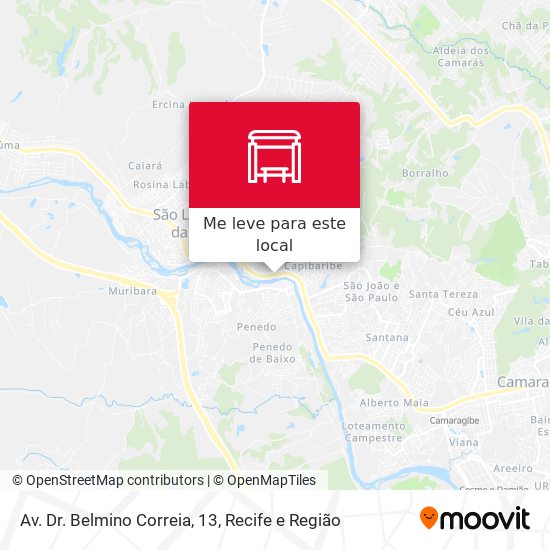 Av. Dr. Belmino Correia, 13 mapa