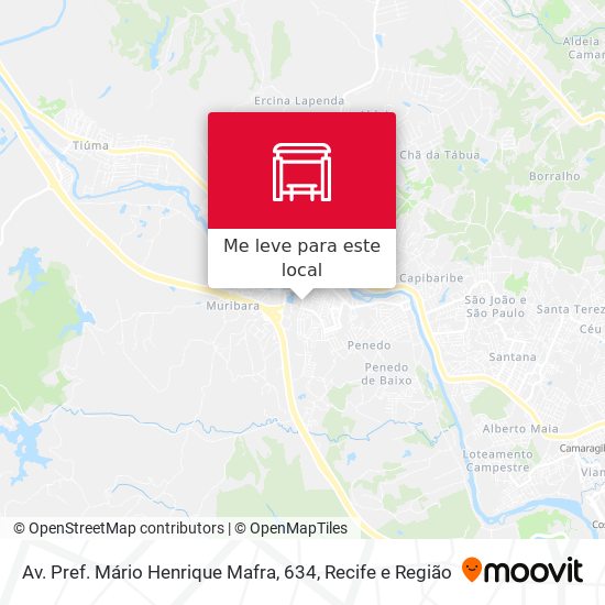 Av. Pref. Mário Henrique Mafra, 634 mapa