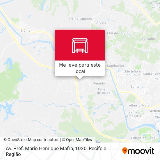 Av. Pref. Mário Henrique Mafra, 1020 mapa