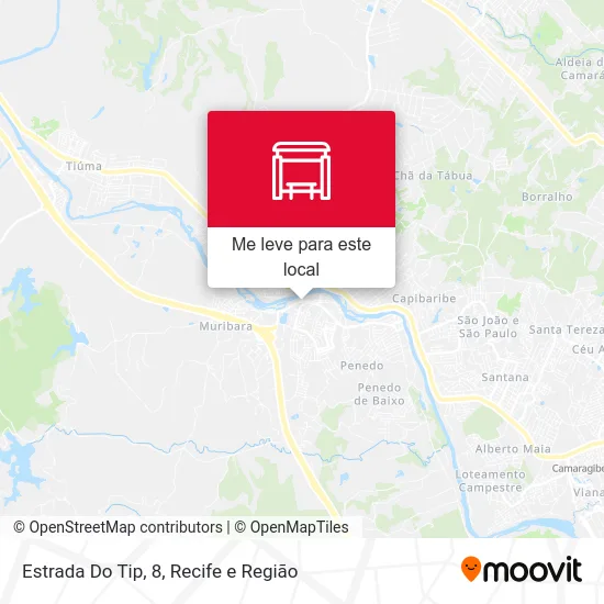 Estrada Do Tip, 8 mapa