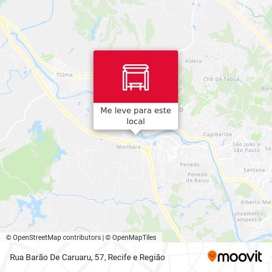 Rua Barão De Caruaru, 57 mapa