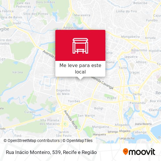 Rua Inácio Monteiro, 539 mapa