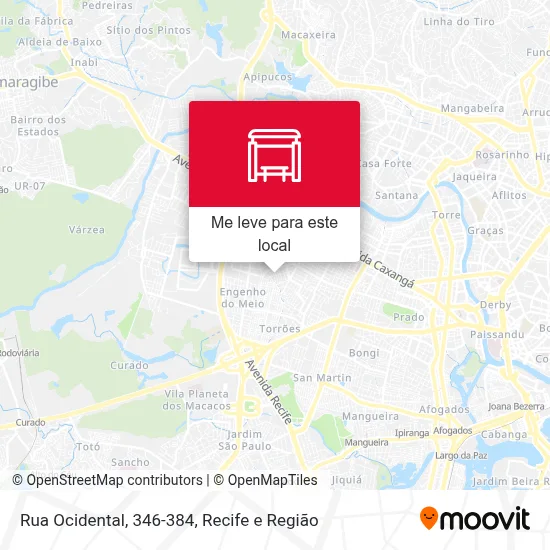 Rua Ocidental, 346-384 mapa