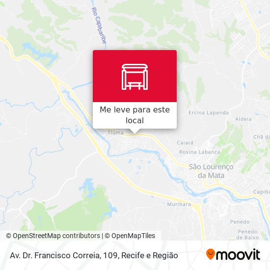 Av. Dr. Francisco Correia, 109 mapa