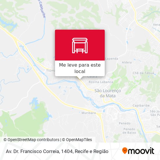 Av. Dr. Francisco Correia, 1404 mapa