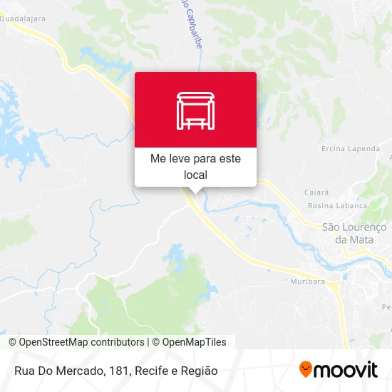Rua Do Mercado, 181 mapa