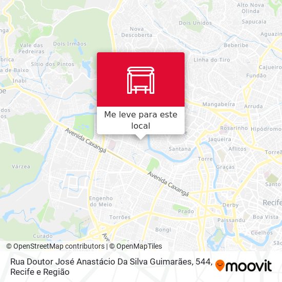 Rua Doutor José Anastácio Da Silva Guimarães, 544 mapa