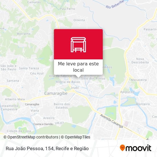 Rua João Pessoa, 154 mapa