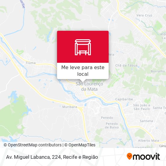 Av. Miguel Labanca, 224 mapa