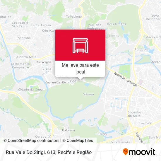 Rua Vale Do Sirigi, 613 mapa